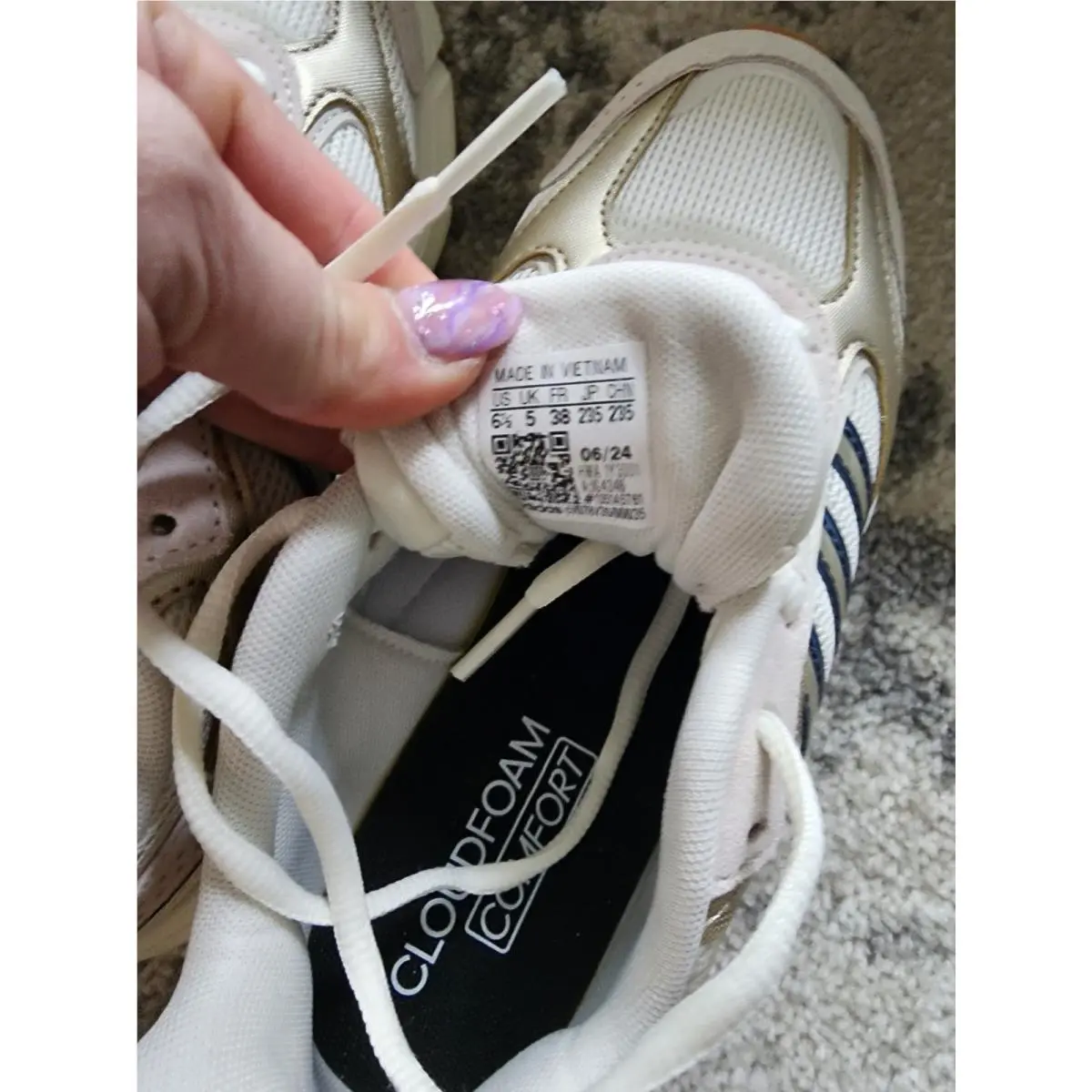 Adidas shoes - adidas Crazychaos 2000 Running - Crazychaos Running - IG4346 - Off White (UPC: 196477271811) 6