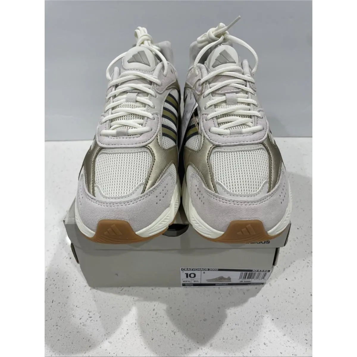 Adidas shoes - adidas Crazychaos - Crazychaos - IG4346 - Silver / White (UPC: 196477271835) 5