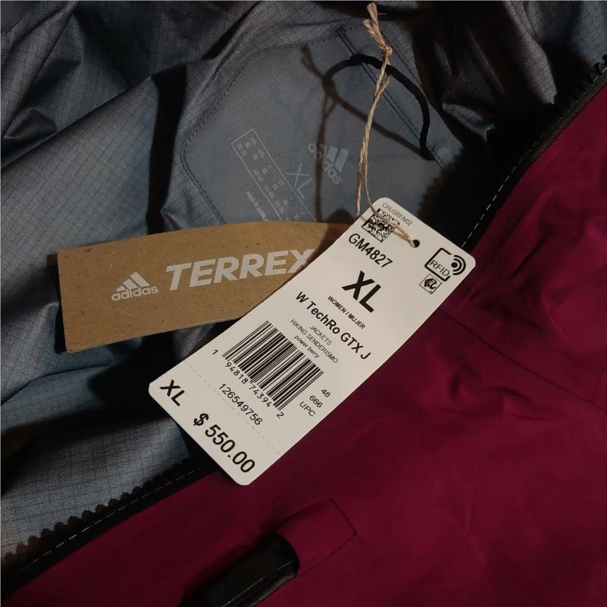 Adidas clothing - Terrex Tech Rock Gore-Tex Pro - Purple (UPC: 194818743942) 9