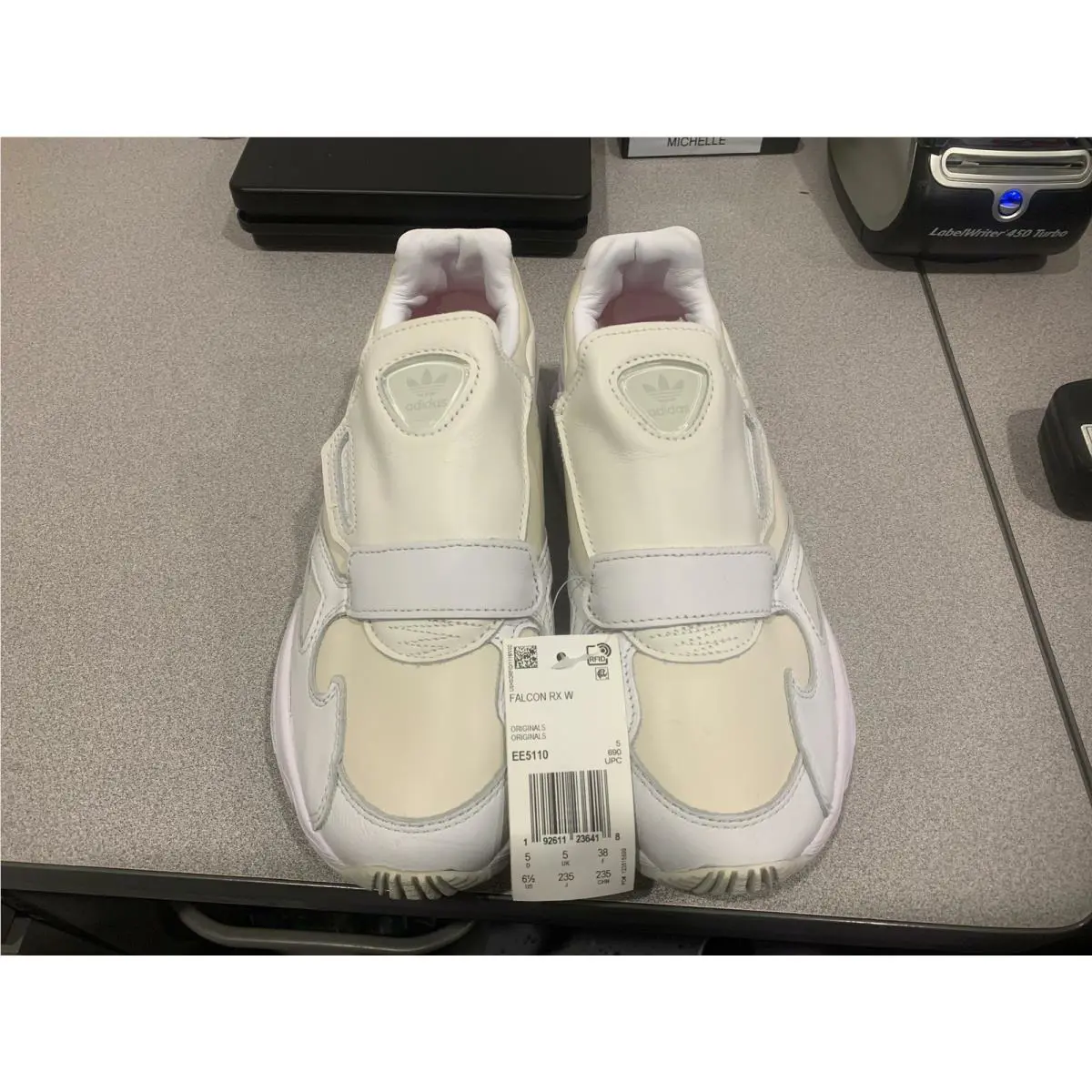 Adidas shoes - adidas falcon rx w - falcon - EE5110 - White (UPC: 192611236418) 0