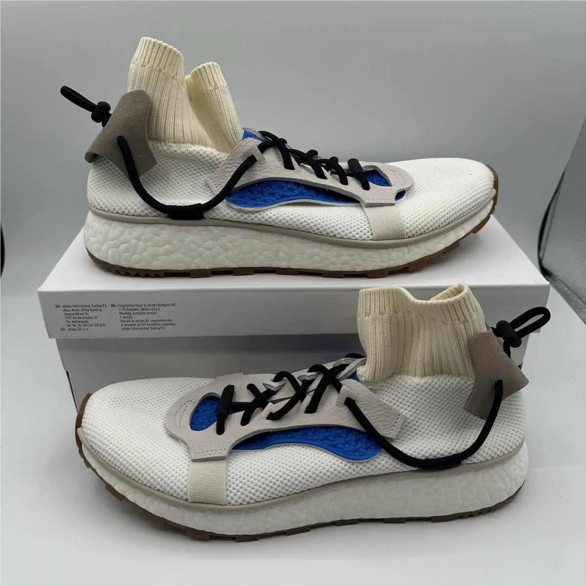 AW Run x Alexander Wang Running Shoes Mens 7.5 White/blue Sneakers CM7827 by Adidas