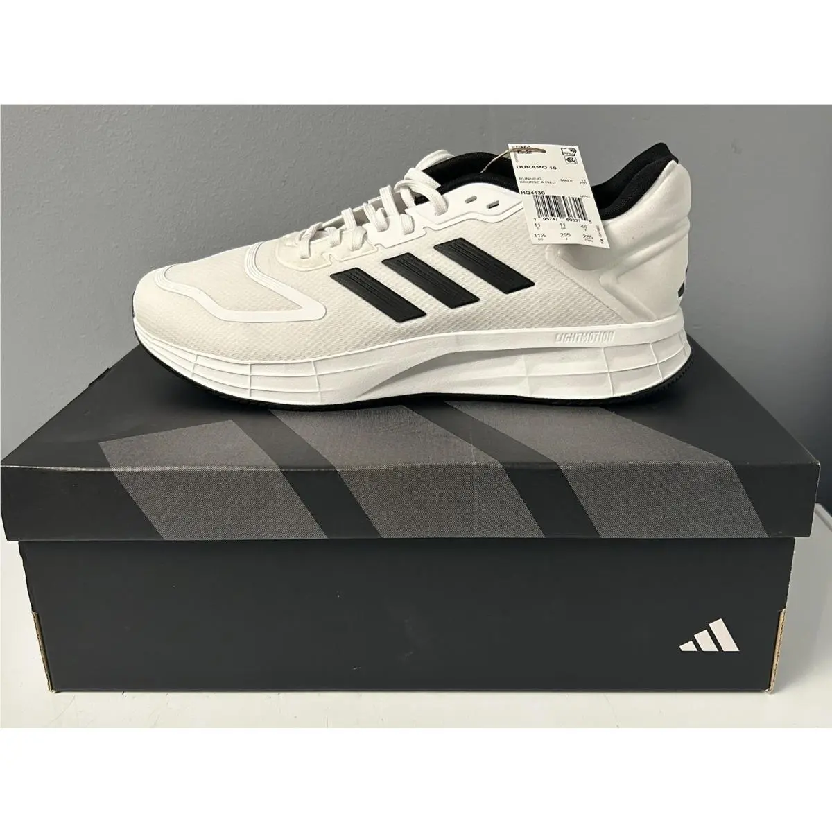 Adidas Duramo 10 Male Running Shoes Size 11 1/2 HQ 4130