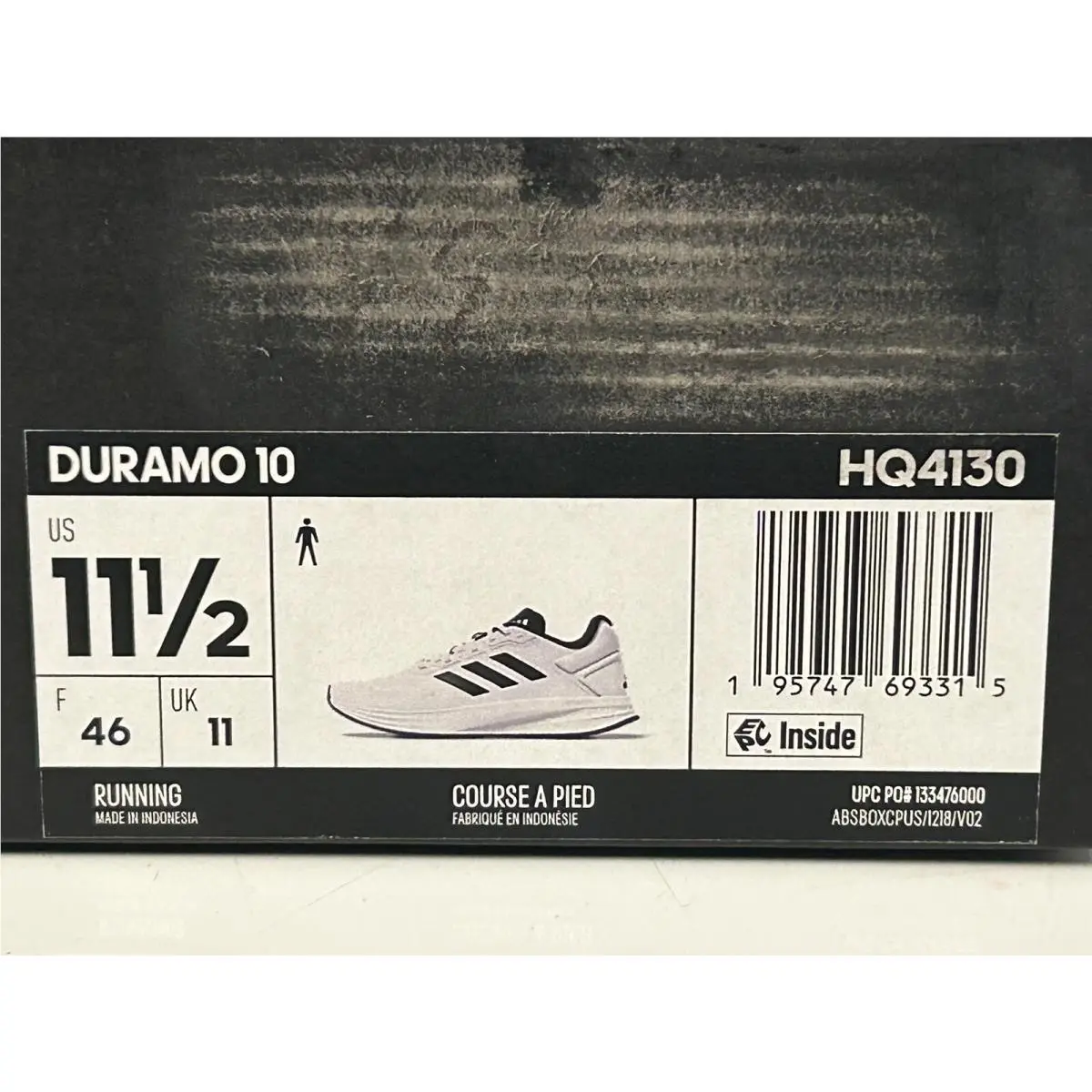 Adidas shoes - Adidas Duramo 10 - Duramo - HQ4130 - White 3