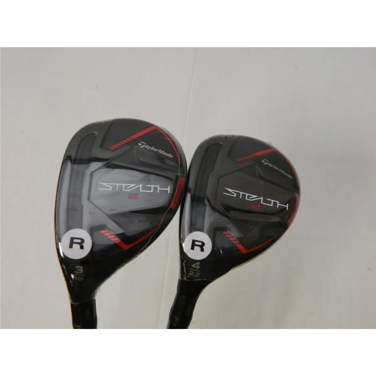LH Taylormade Stealth 2 19 3h + 22 4h Hybrid Set Ventus Red TR 6R Regular