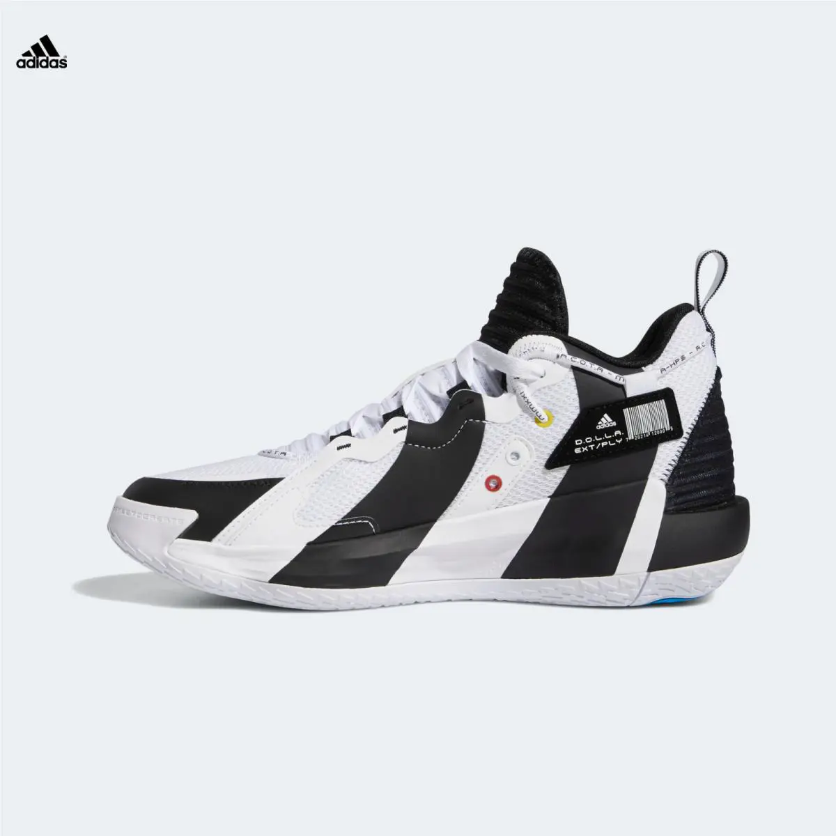 Adidas shoes - adidas Shaq Shaqnosis - Shaq Shaqnosis - H00427 - Cloud White / Silver Metallic / Core Black (UPC: 194818779361) 2