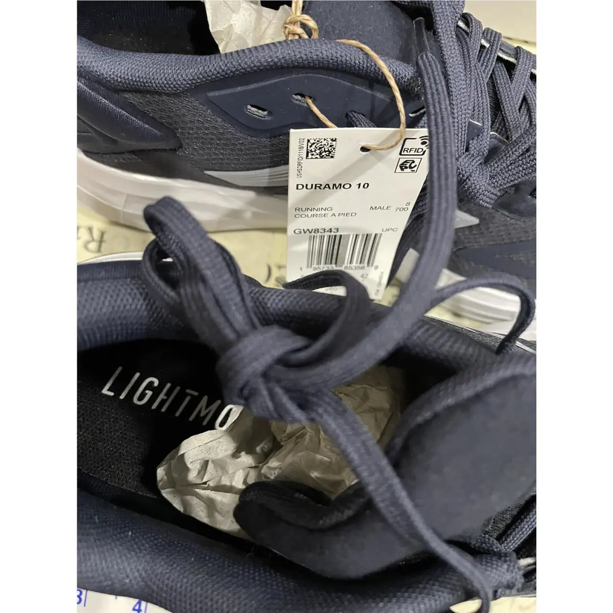 Adidas shoes - adidas Duramo 10 - Duramo - adidas Duramo 10 - Navy Grey Multi (UPC: 0195733653569) 7