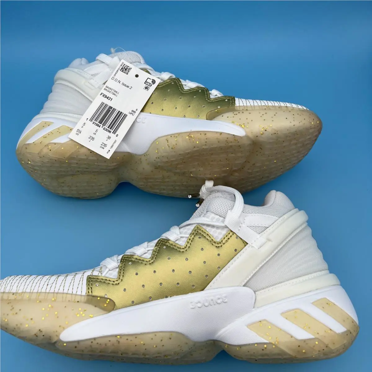 Adidas shoes - Adidas D.O.N ISSUE 2 FX9431 - White (UPC: 0191984630960) 8