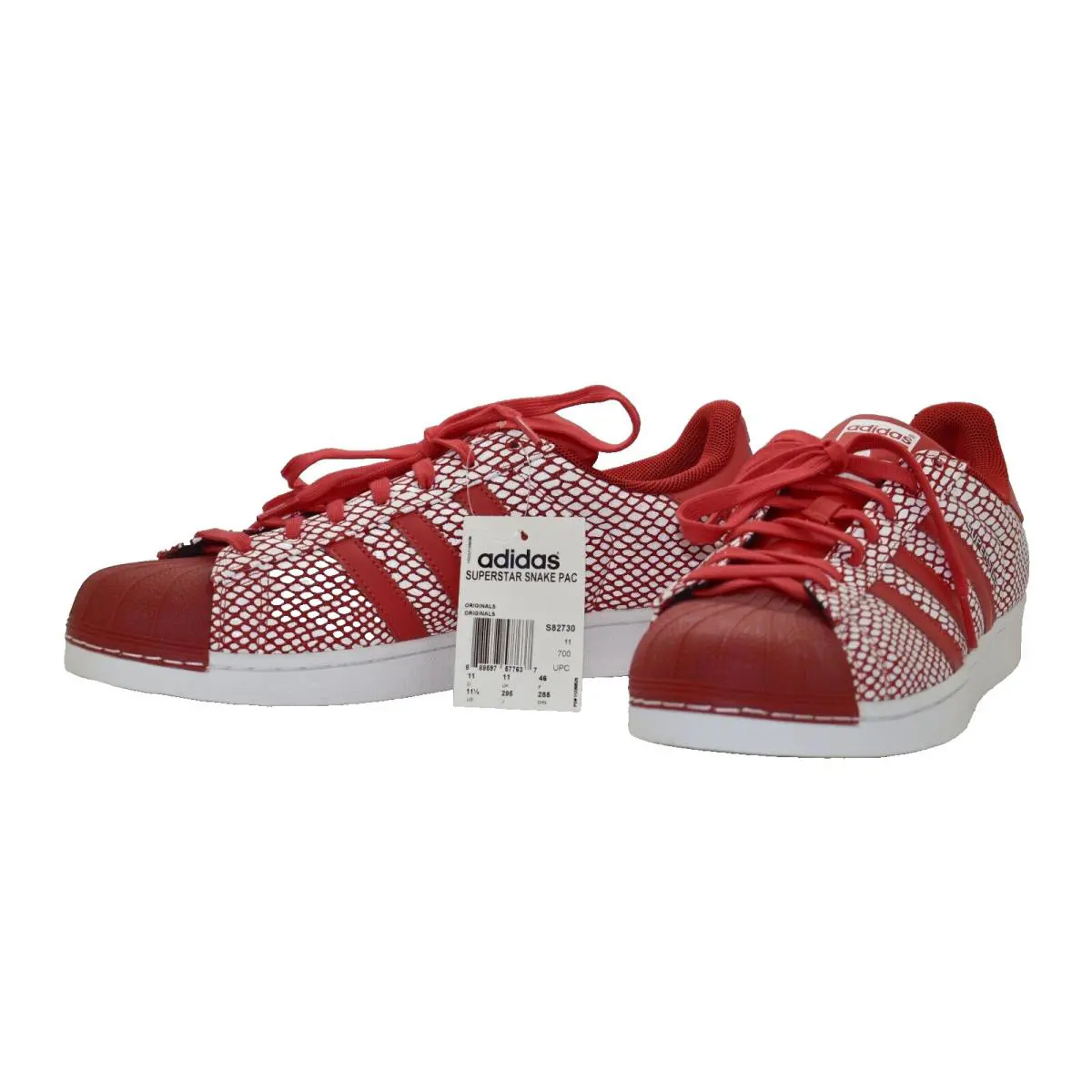 Adidas shoes - ADIDAS SUPERSTAR SNAKE PACK - SUPERSTAR SNAKE PACK - S82730 - Red/White 0