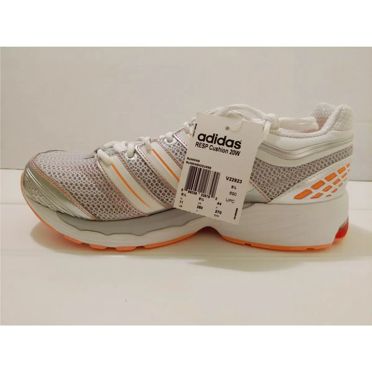 Adidas shoes - RESP Cushion - RESP Cushion - Gray, white with orange and pink 0