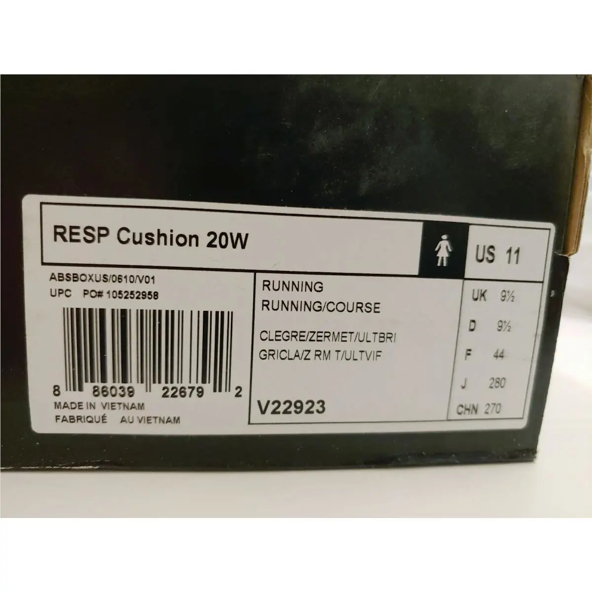 Adidas shoes - RESP Cushion - RESP Cushion - Gray, white with orange and pink 4