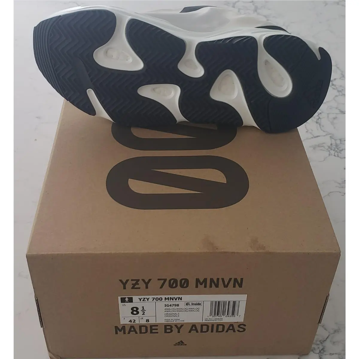 Adidas shoes - adidas Yeezy Boost 700 MNVN - IG4798 - White (UPC: 195749648597) 3