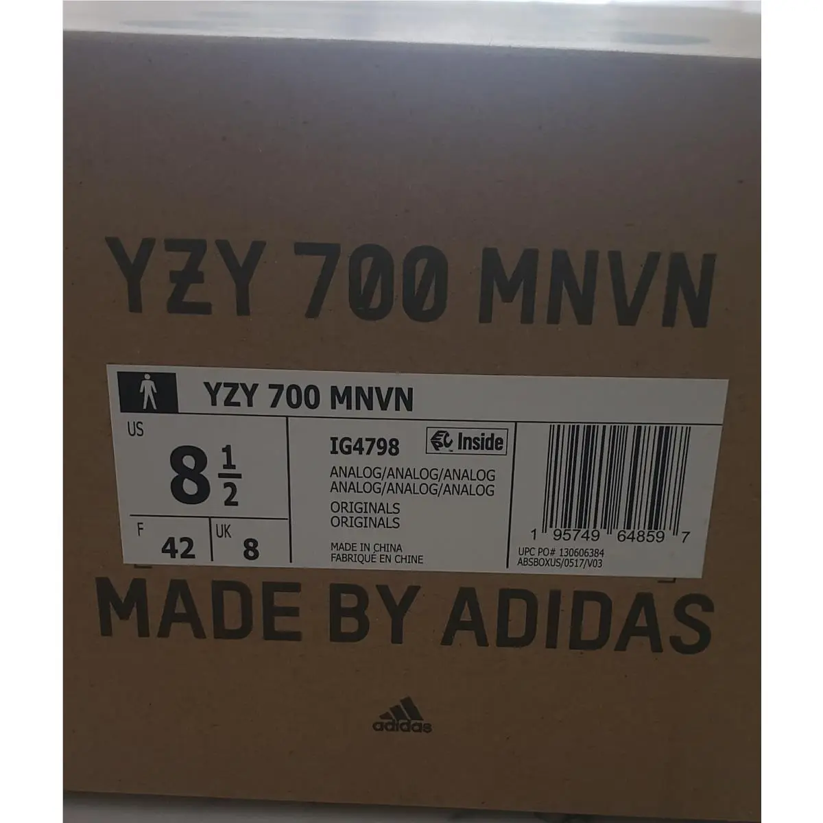Adidas shoes - adidas Yeezy Boost 700 MNVN - IG4798 - White (UPC: 195749648597) 6