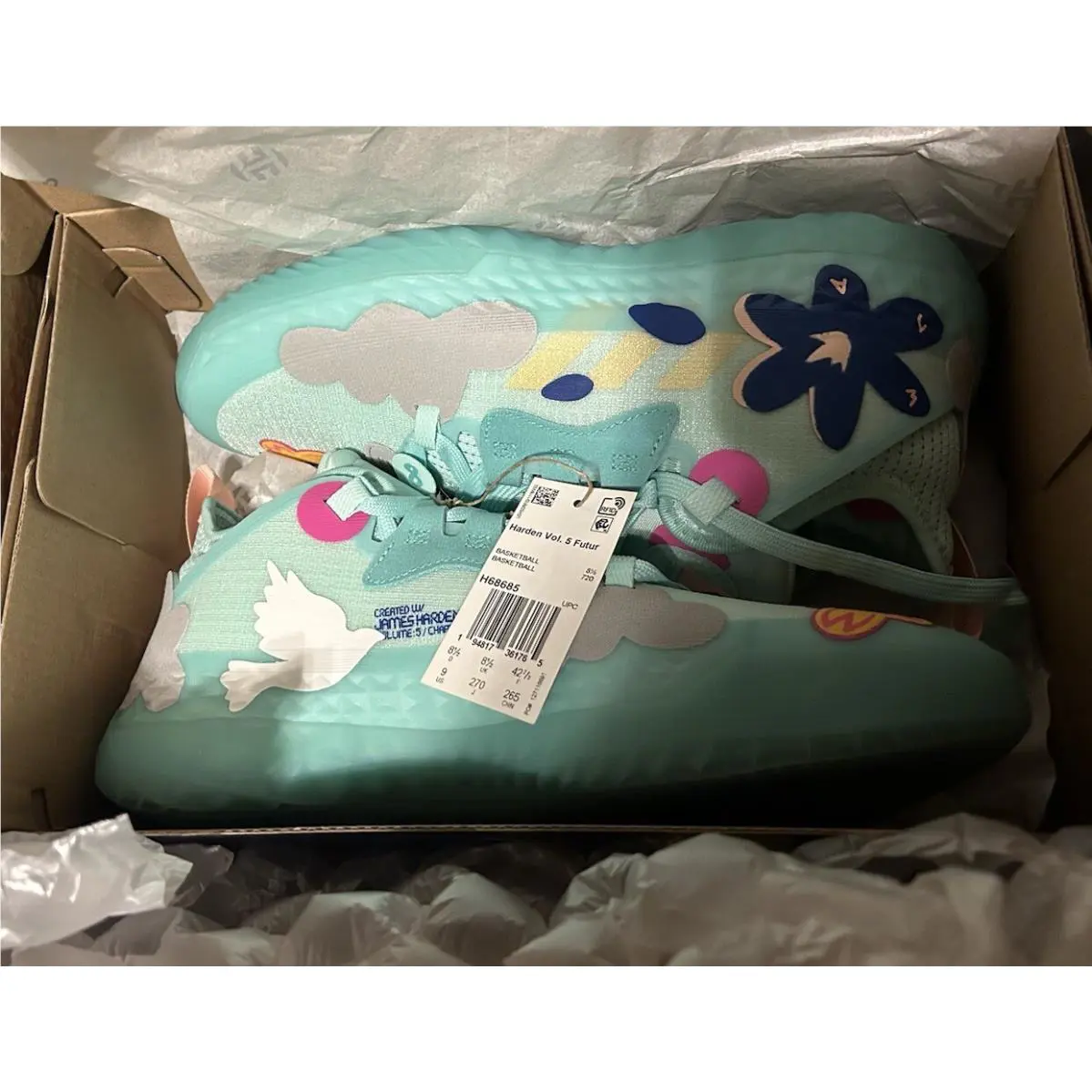 Adidas shoes - adidas Harden Vol. 5 - Harden - Clear Mint 1