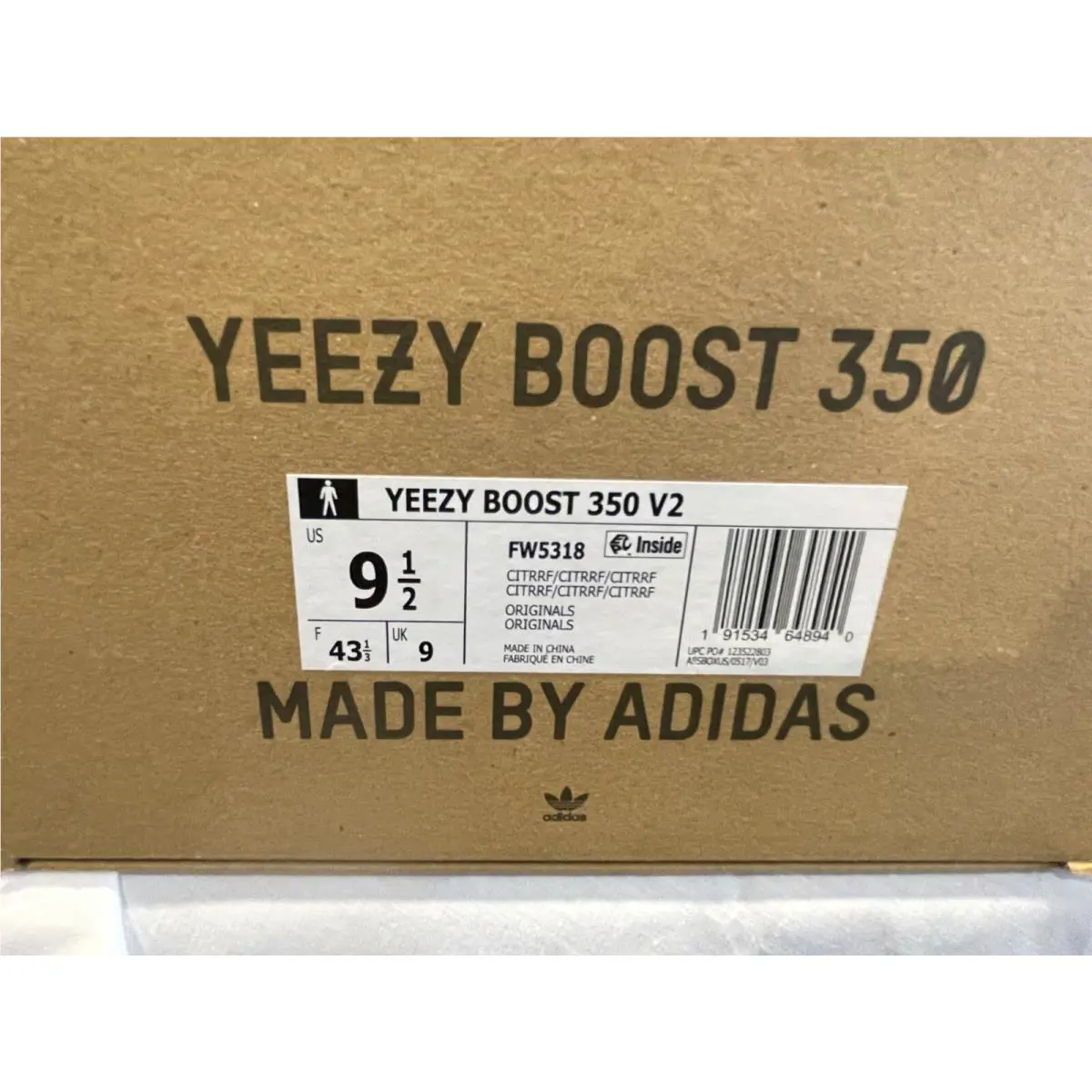 Adidas shoes - adidas Yeezy Boost 350 - Yeezy Boost - FW5318 - Yellow (UPC: 0191534648940) 8