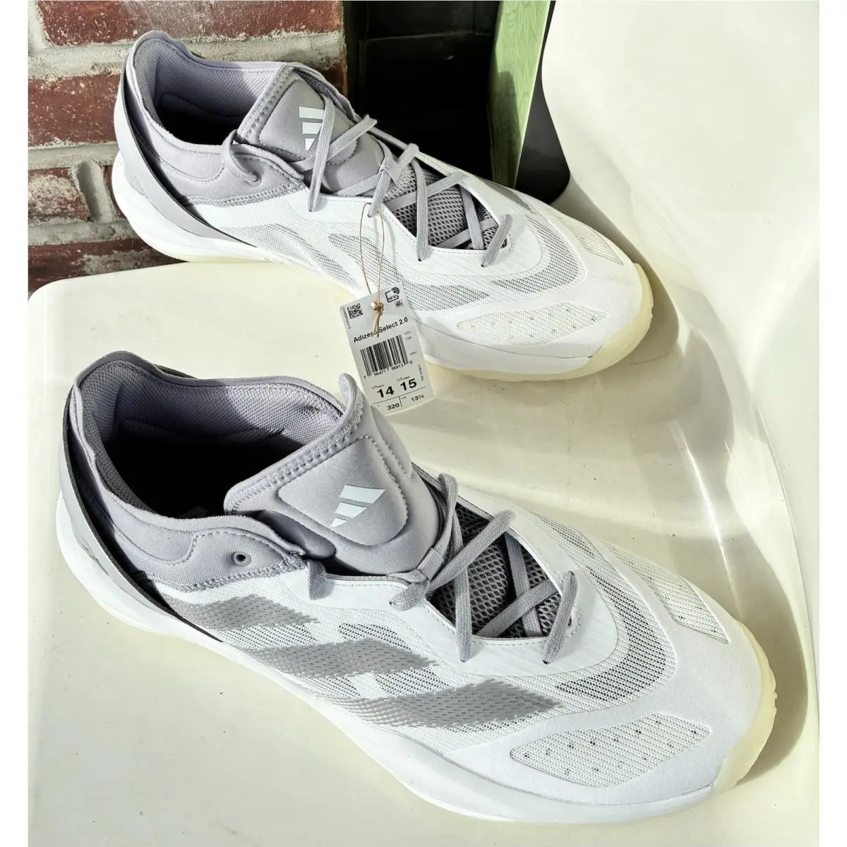 Adidas shoes - Adidas Adizero Select 2.0 Team - IG6684 - Cloud White/Glory Grey (UPC: 0196477569130) 6