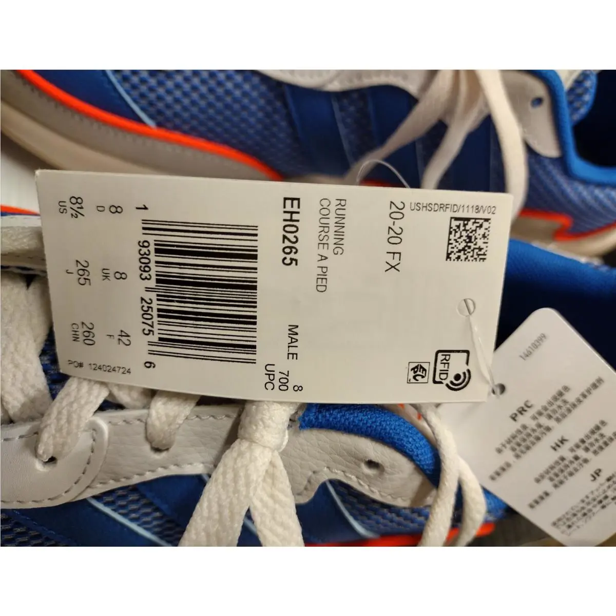 Adidas shoes - 20 20 Fx - Eh0265 - Blue, Secondary: White 4