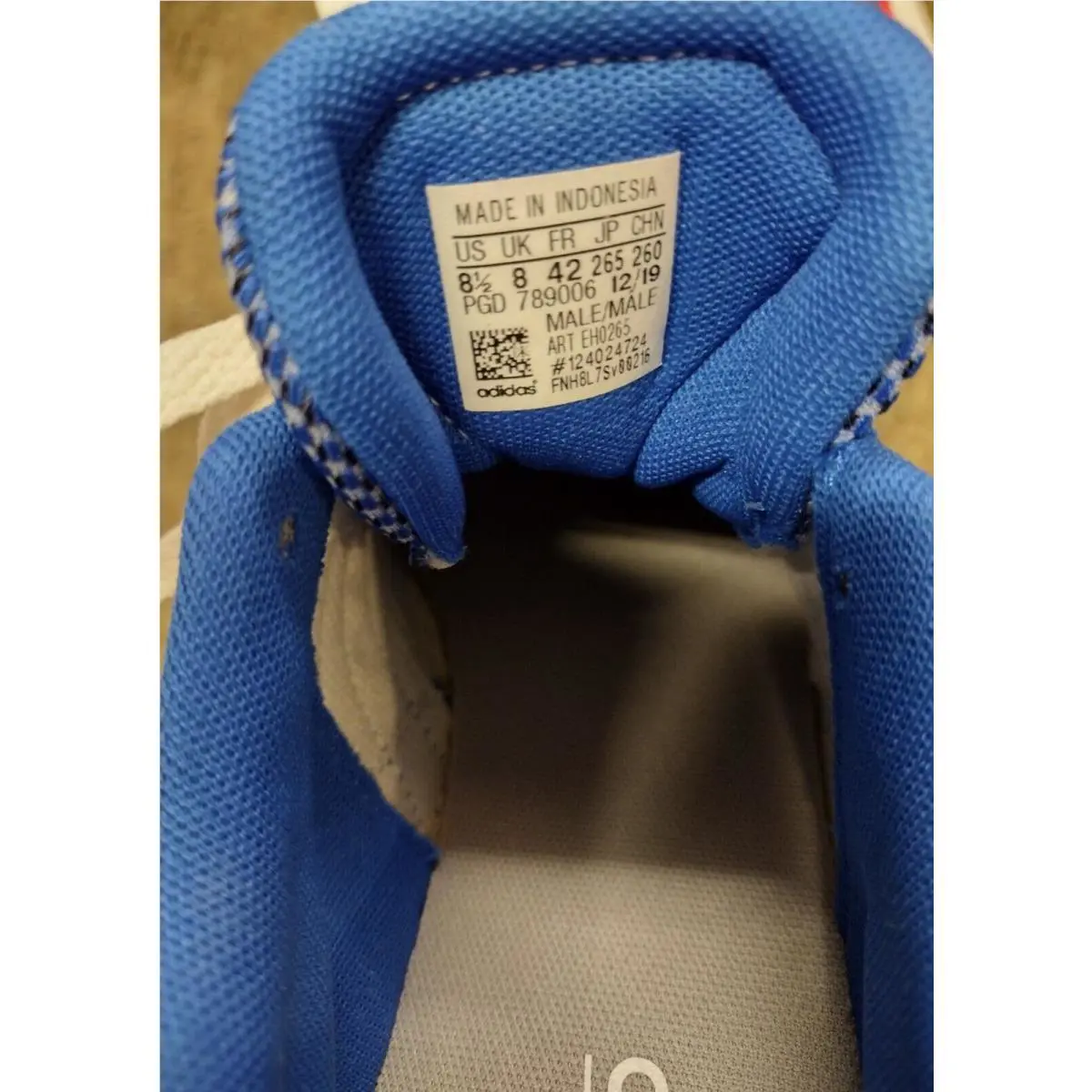 Adidas shoes - 20 20 Fx - Eh0265 - Blue, Secondary: White 5