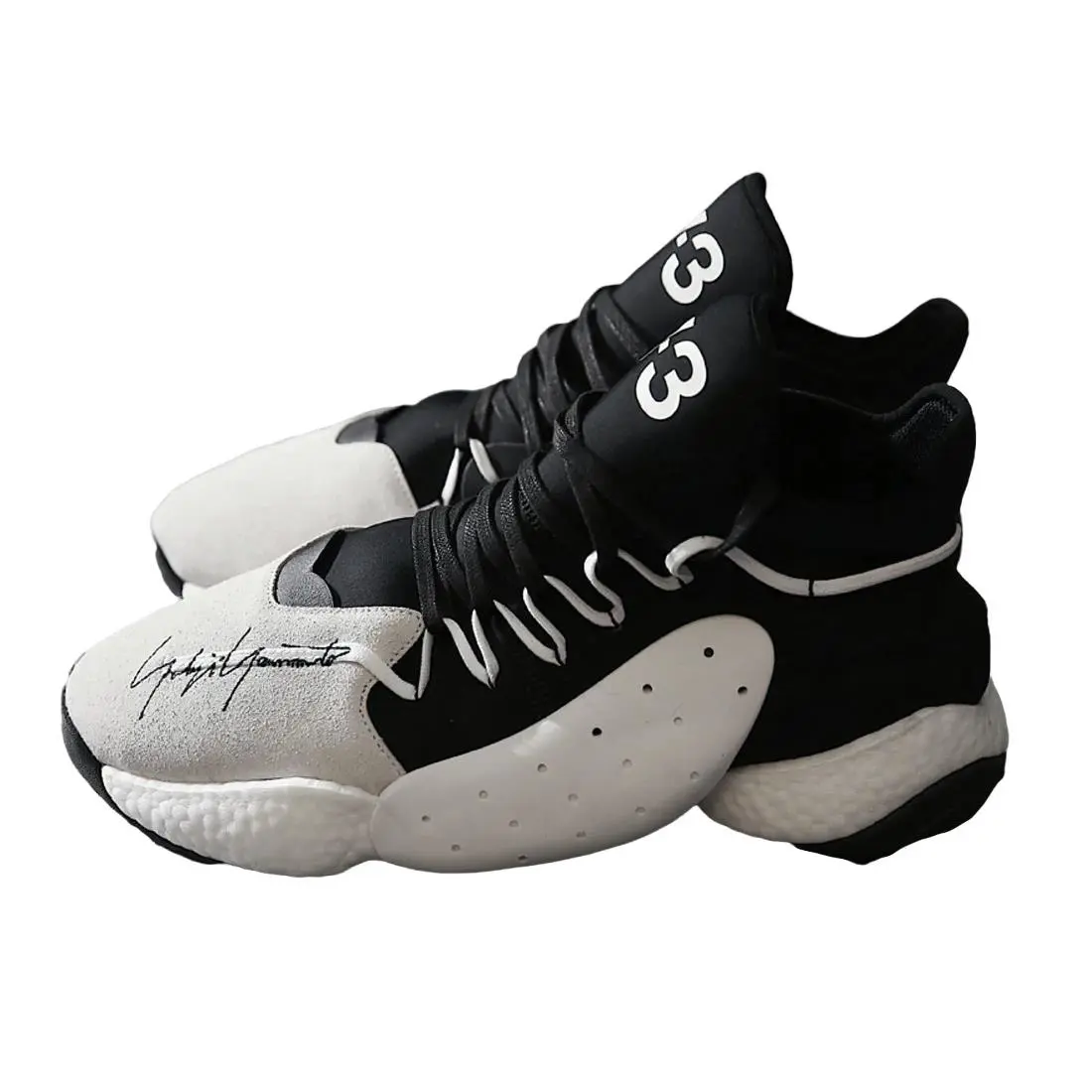 Adidas shoes - adidas Y-3 Yohji - Yohji - BC0337 - Black & Off White (UPC: 191523150478) 9