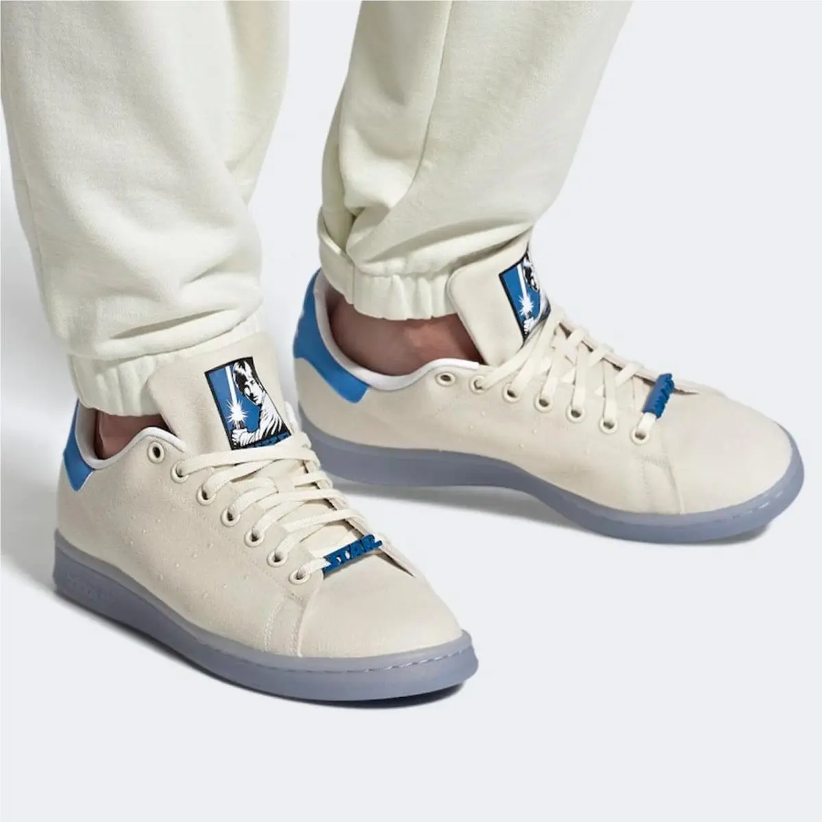 Adidas shoes - adidas Stan Smith - Stan Smith - FY0134 - Chalk White / Cloud White / Bright Blue (UPC: 191984002279) 5