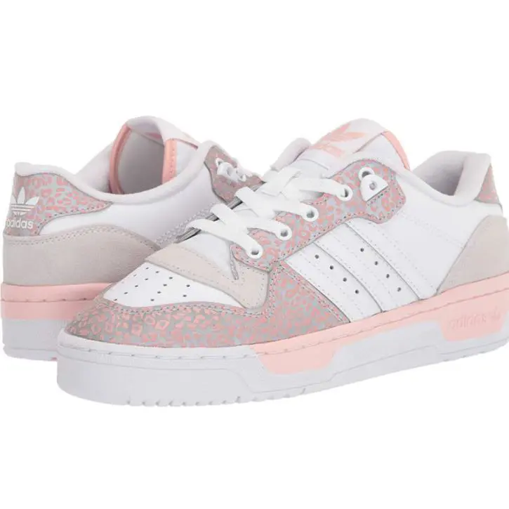 Adidas Originals Women`s Rivalry Low Sneaker White/vapour Pink/grey 11 M US
