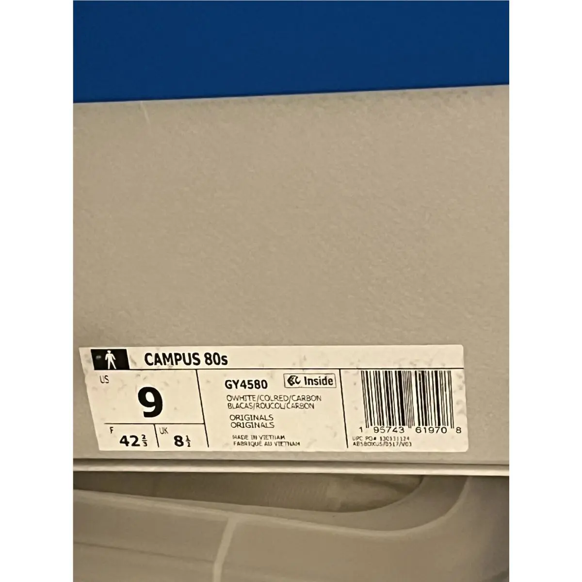 Adidas shoes - adidas Campus - Campus - GY4580 - Off White 9