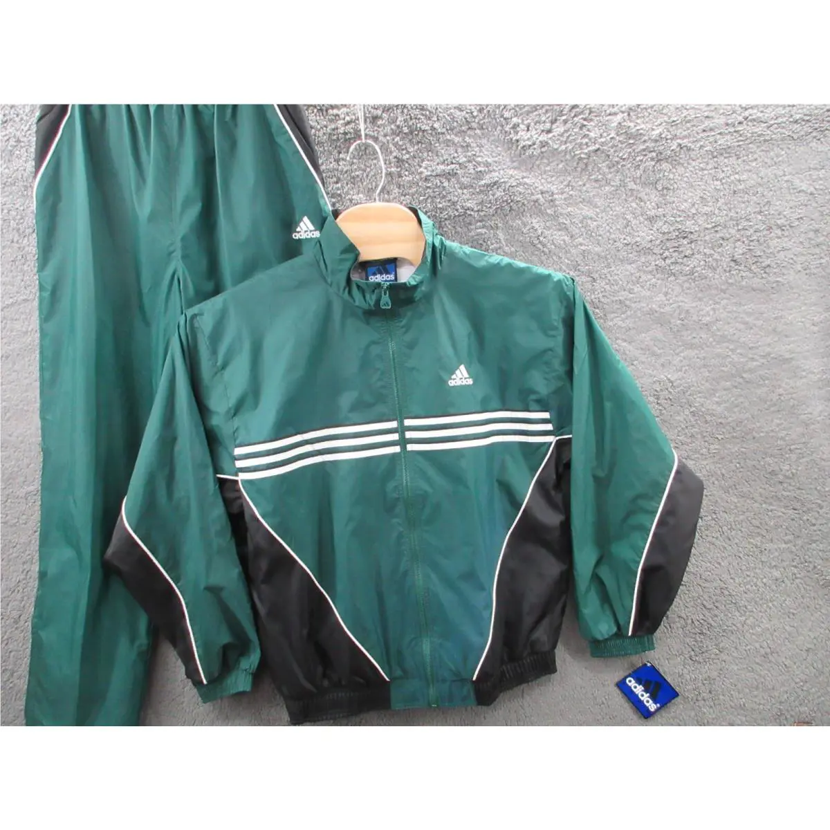 Vintage Y2K 90s Adidas Team Copa Soccer Mens Medium Nylon Track Jacket Pants