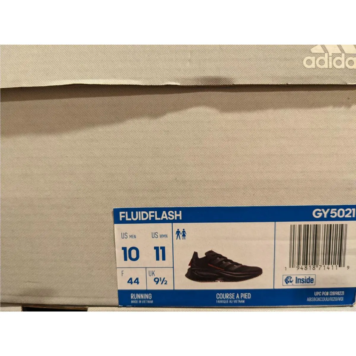 Adidas shoes - Adidas Fluidflash - Fluidflash - Black 4