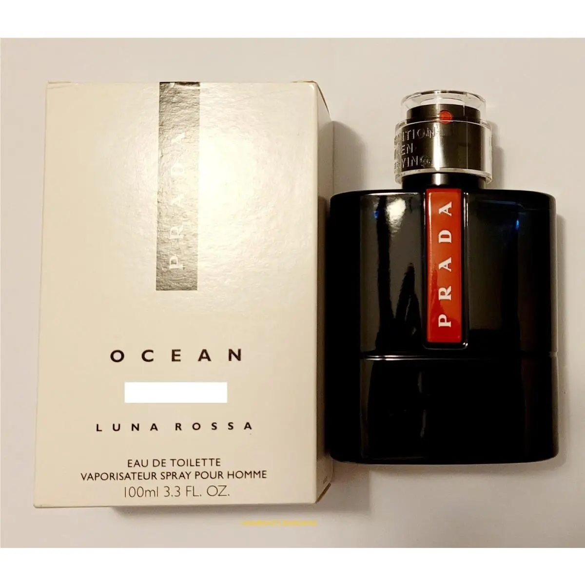 Prada Luna Rossa Ocean Edt 3.3 OZ / 100 ML For Men IN White Box