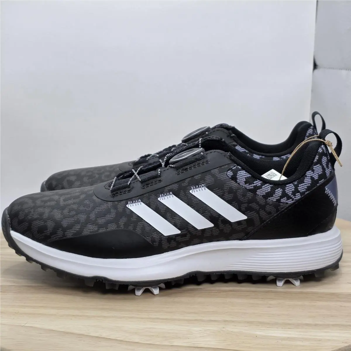 Women`s Size 7 - Adidas Black Cloud White S2G Boa Waterproof Golf Shoes GV9436