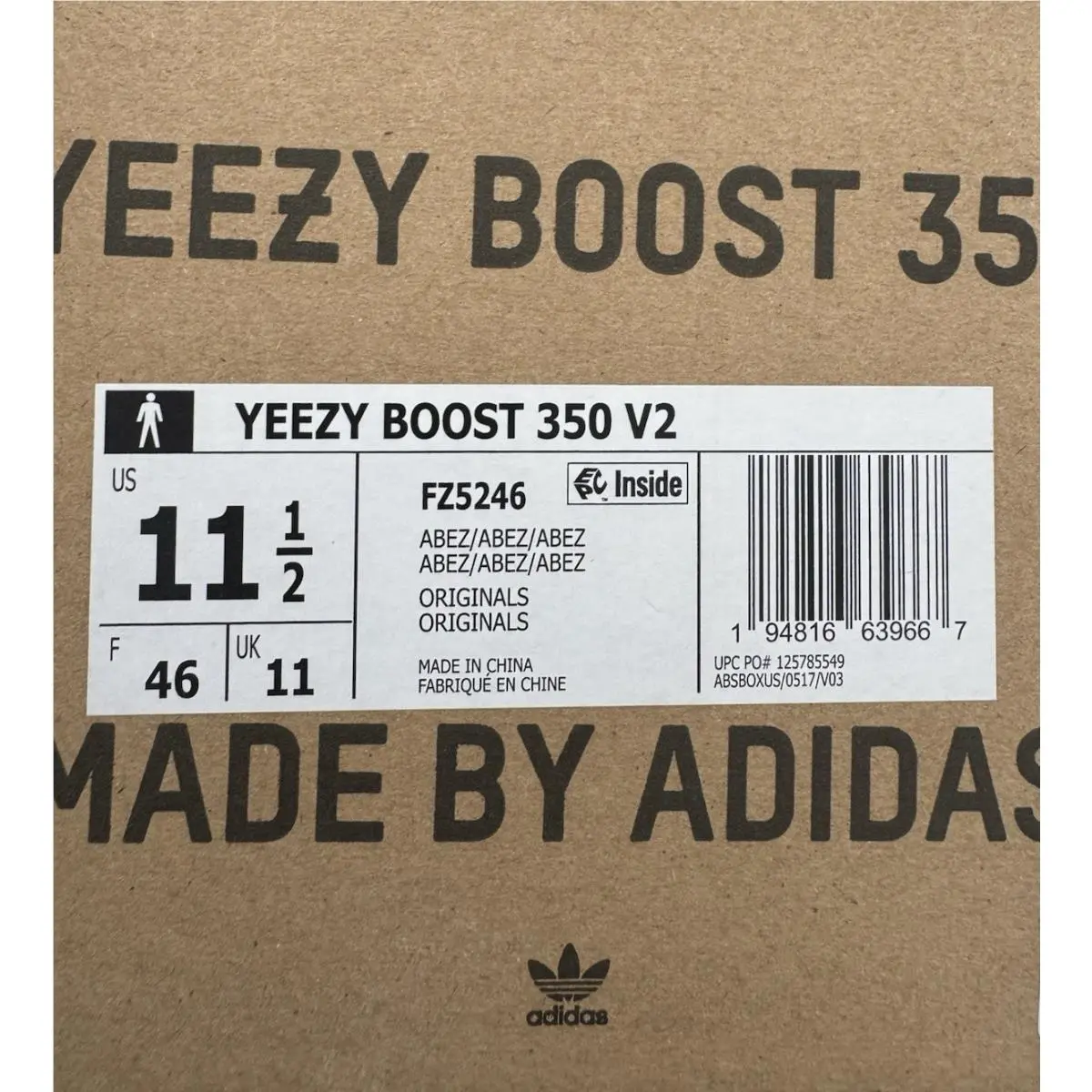 Adidas shoes - adidas Yeezy Boost 350 V2 - FZ5246 - White (UPC: 0194816635997) 6