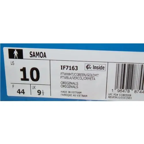 Adidas shoes - SAMOA - SAMOA - Green (UPC: 194828452742) 10
