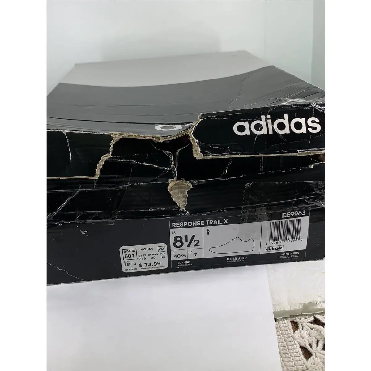 Adidas shoes - adidas Response Trail - Response Trail - ER9963 - Maroon 6