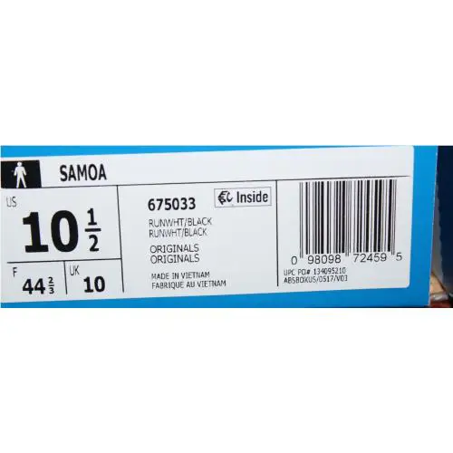 Adidas shoes - SAMOA - SAMOA - White (UPC: 194828452742) 8