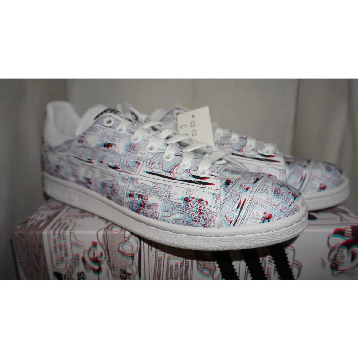 Adidas Originals Stan Smith Disney 3D Limited Edition FW2911 Size 10 1/2