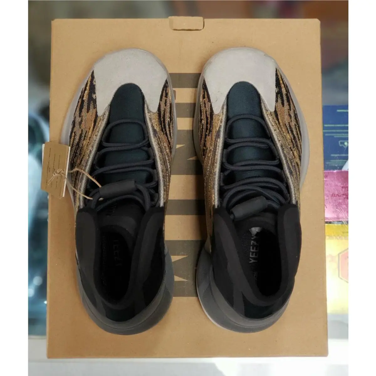 Adidas shoes - adidas Yeezy QNTM - Yeezy QNTM - Brown (UPC: 195735701893) 1