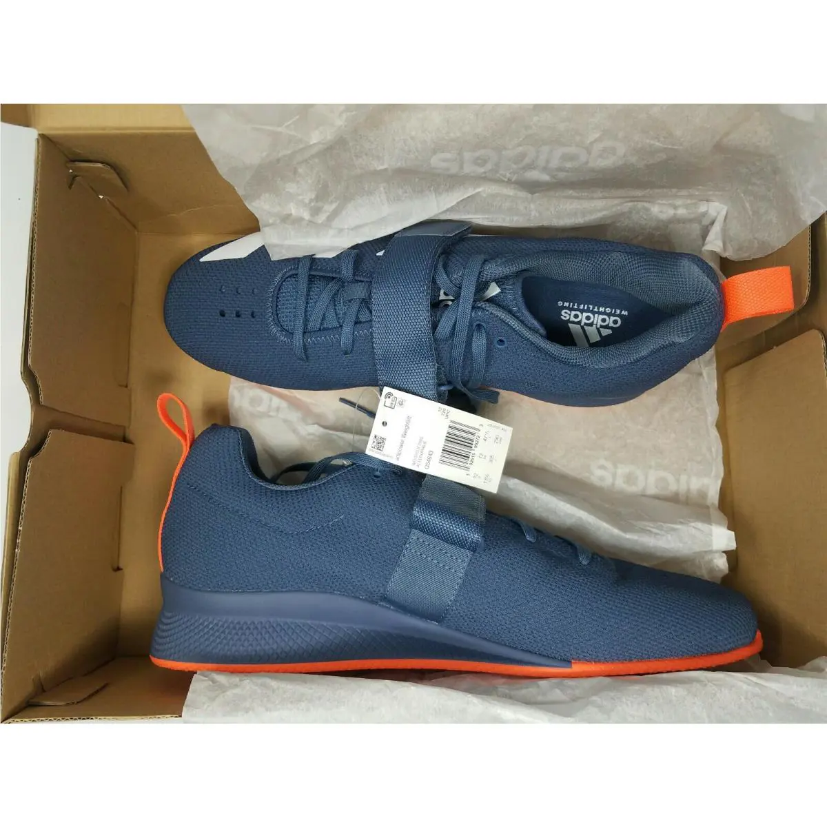 Adidas shoes - adidas Adipower Weightlifting - Adipower Weightlifting - G54643 - Tech Ink/White/Hi-res Coral (UPC: 192615992723) 0