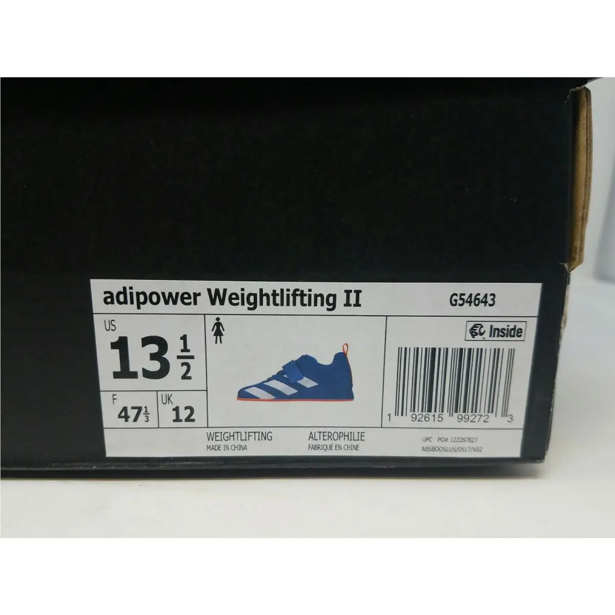 Adidas shoes - adidas Adipower Weightlifting - Adipower Weightlifting - G54643 - Tech Ink/White/Hi-res Coral (UPC: 192615992723) 1