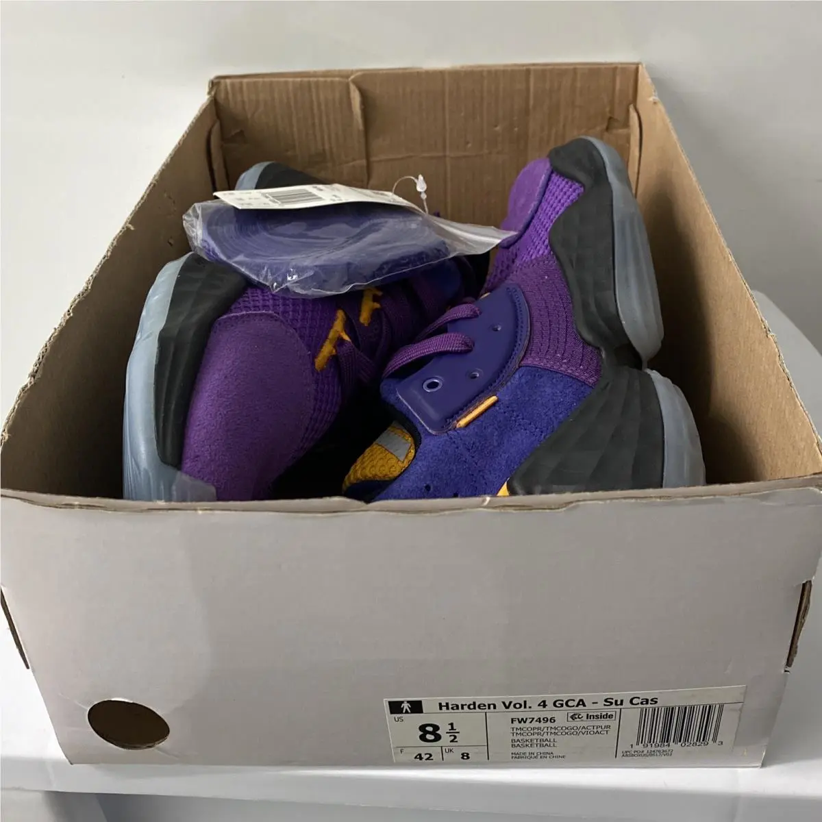 Adidas shoes - adidas Harden Vol. 4 - Harden - FW7496 - Purple (UPC: 195100203014) 9