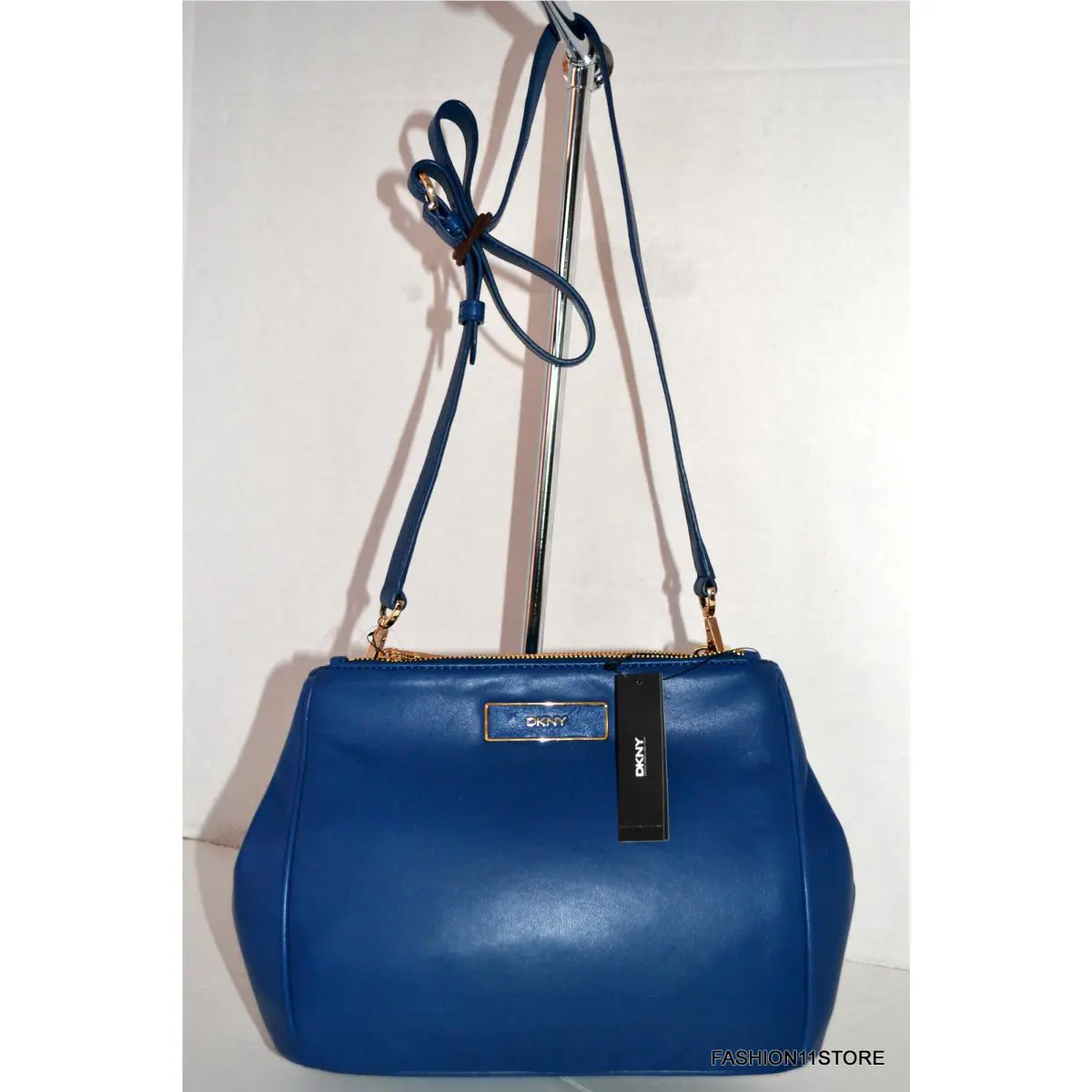 Dkny Lamb Nappa with Zip Shoulder Handbag Bag Purse Сумка Sac Bolsa Handtasche