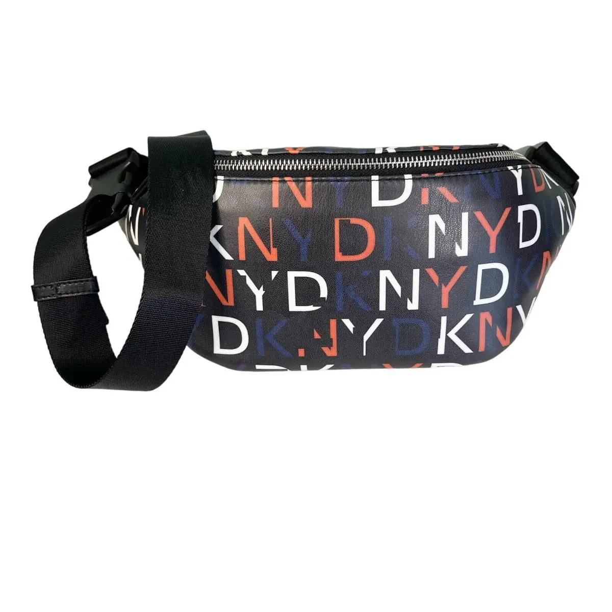 Dkny Tilly Sling Bag Womens OS Black Leather Multi-functional Crossbody Belt