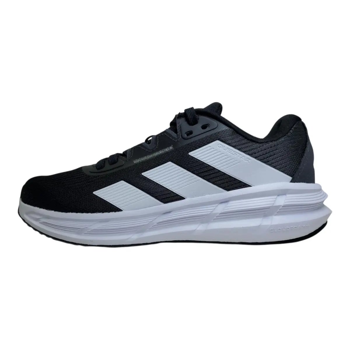 Adidas Women`s Questar 3 Running Sneaker Black/white/carbon 8
