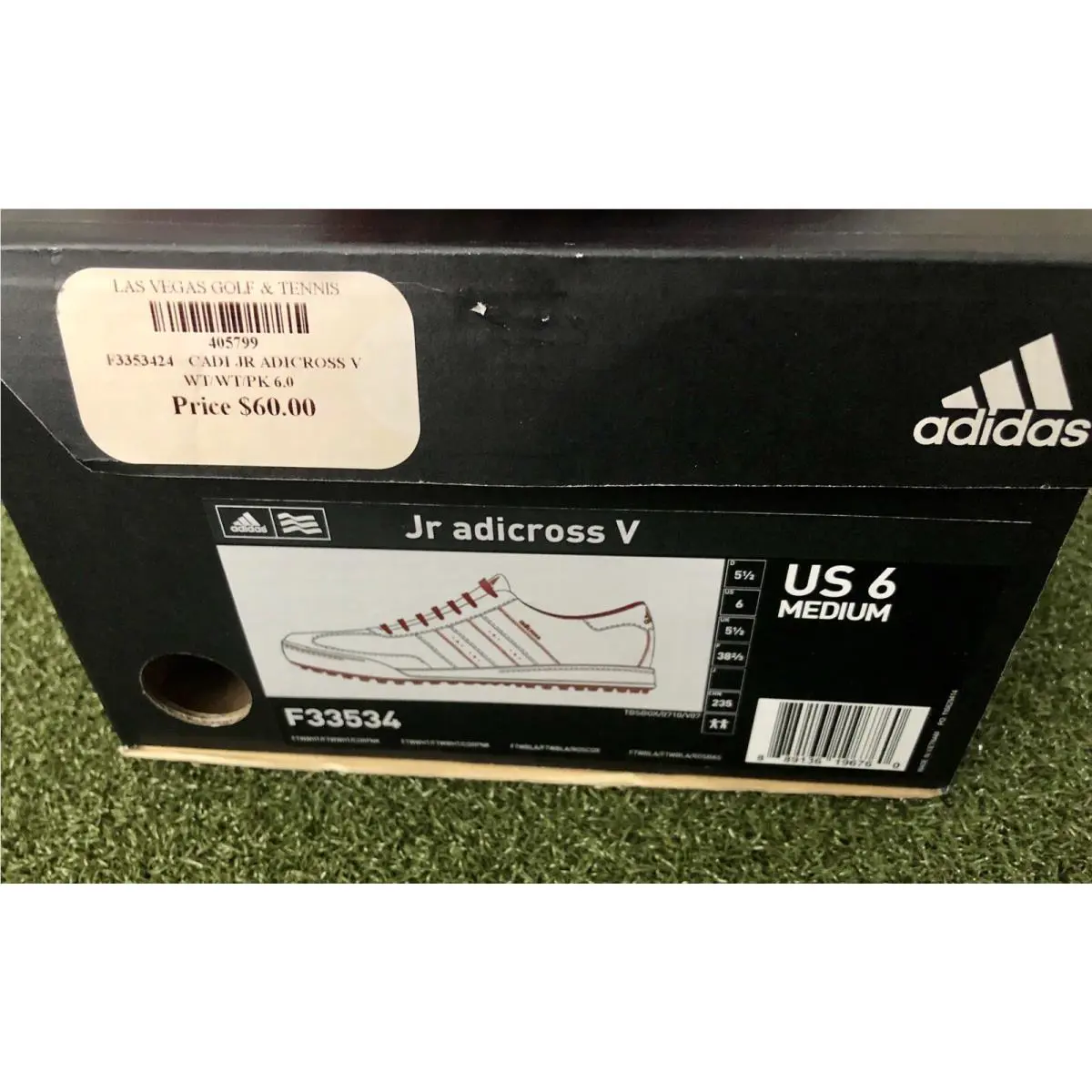 Adidas shoes - White/Pink (UPC: 889136196760) 4