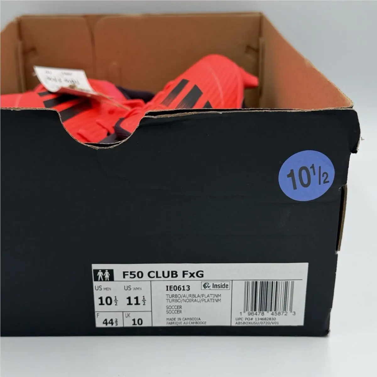 Adidas shoes - adidas F50 - IE0613 - Red, Spot: orange (UPC: 4067889593302) 11
