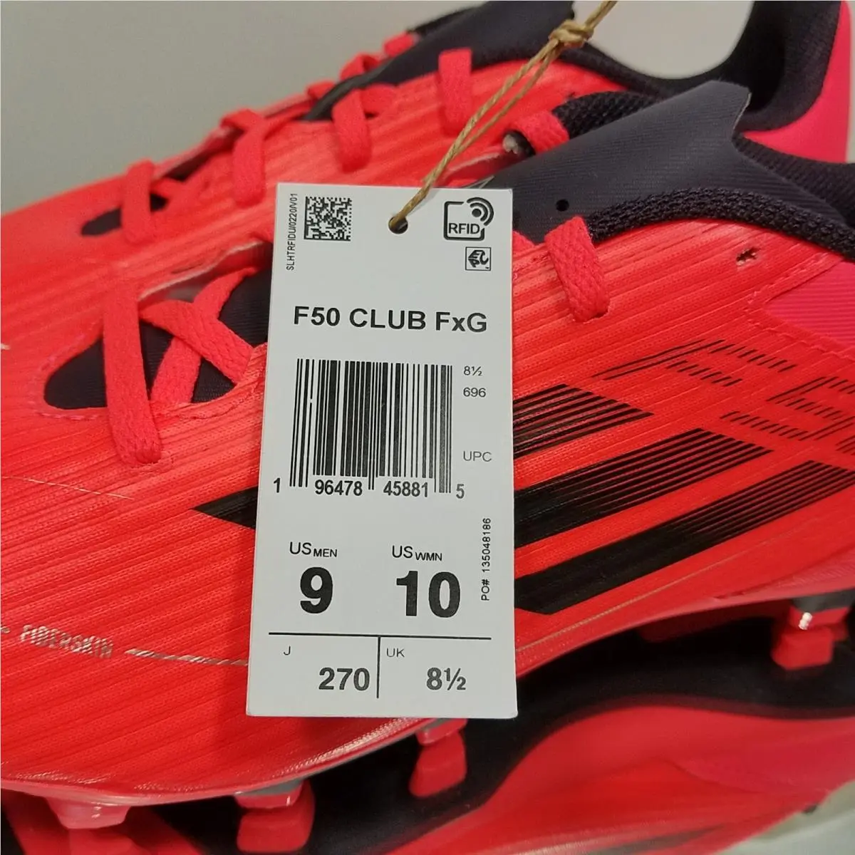 Adidas shoes - adidas F50 Club FxG - Club FxG - IE0613 - Red 10