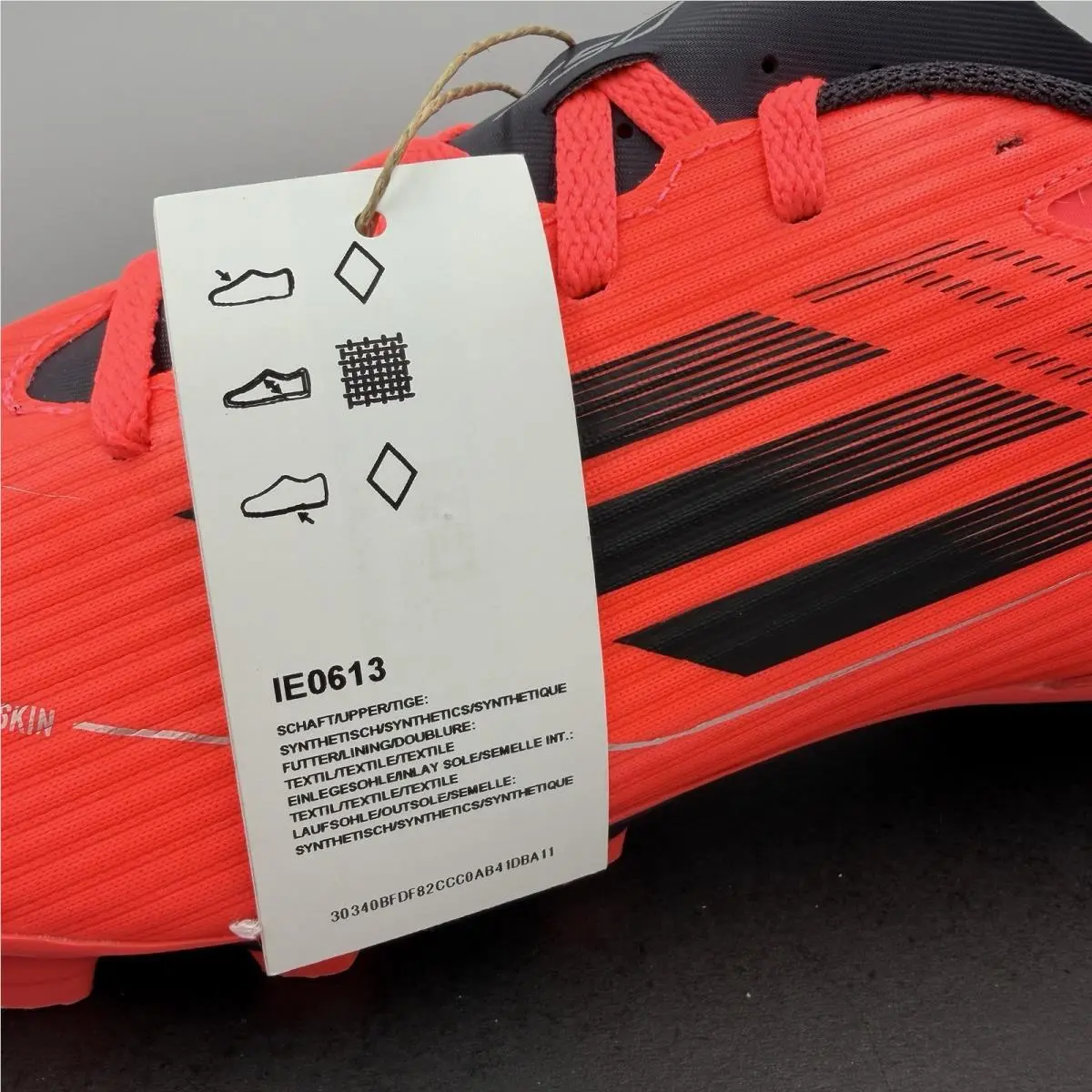 Adidas shoes - adidas F50 - IE0613 - Red, Spot: orange (UPC: 4067889593302) 8