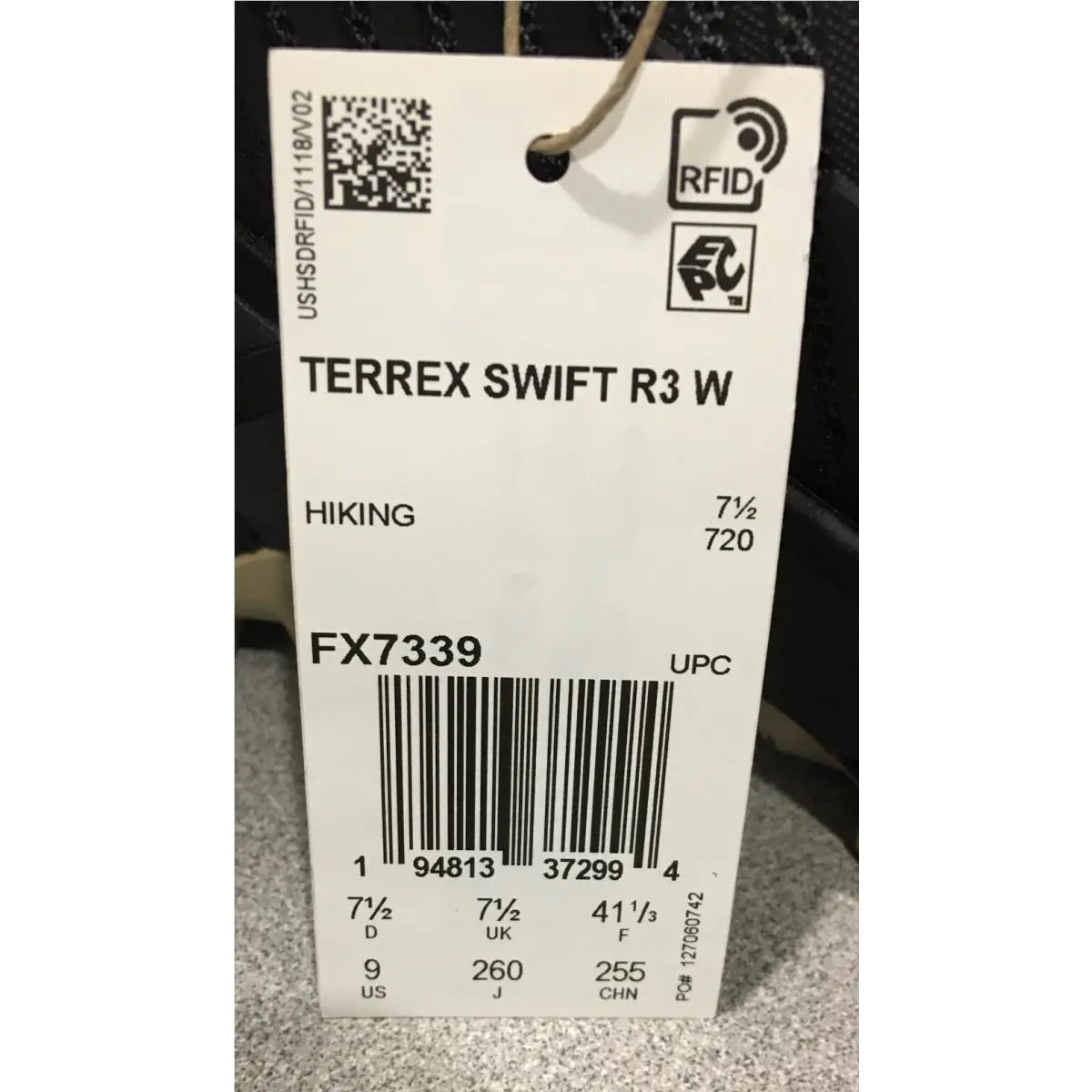Adidas shoes - adidas TERREX Swift - TERREX Swift - FX7339 - Black (UPC: 194813372994) 1