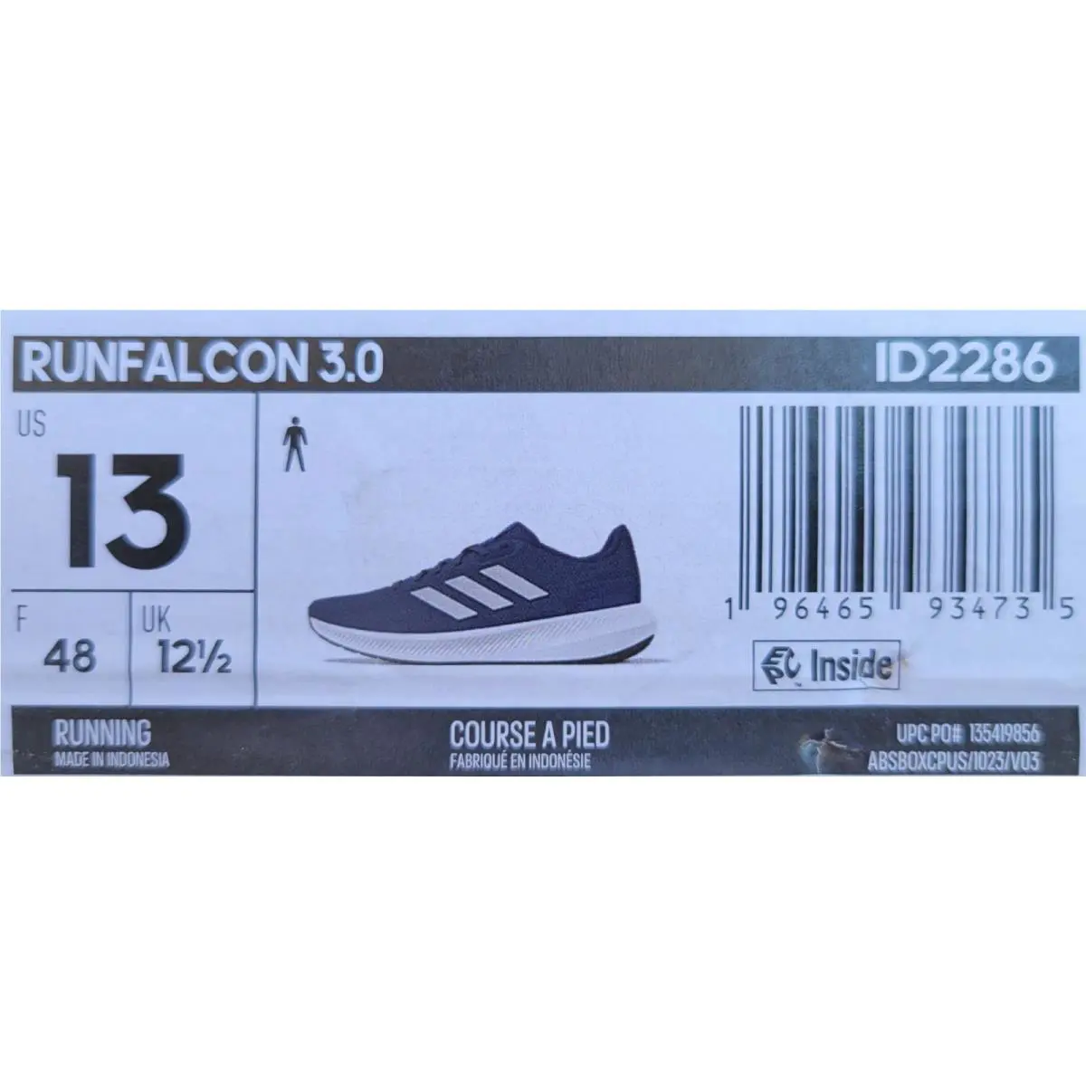 Adidas shoes - adidas Runfalcon 3.0 - Runfalcon - ID2286 - Legend Ink Cloud White Black 5