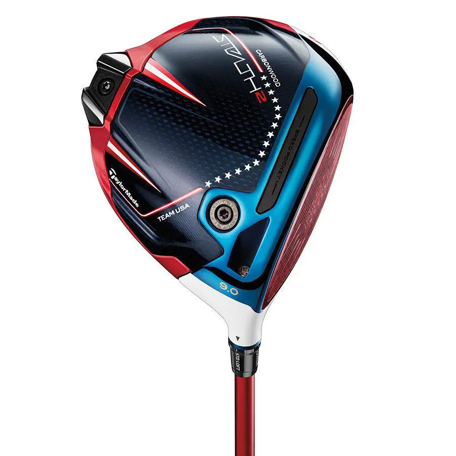 Taylormade Stealth 2 Usa Edition 10.5 Driver Fuji Red Ventus Stiff Flex - Red, Teal
