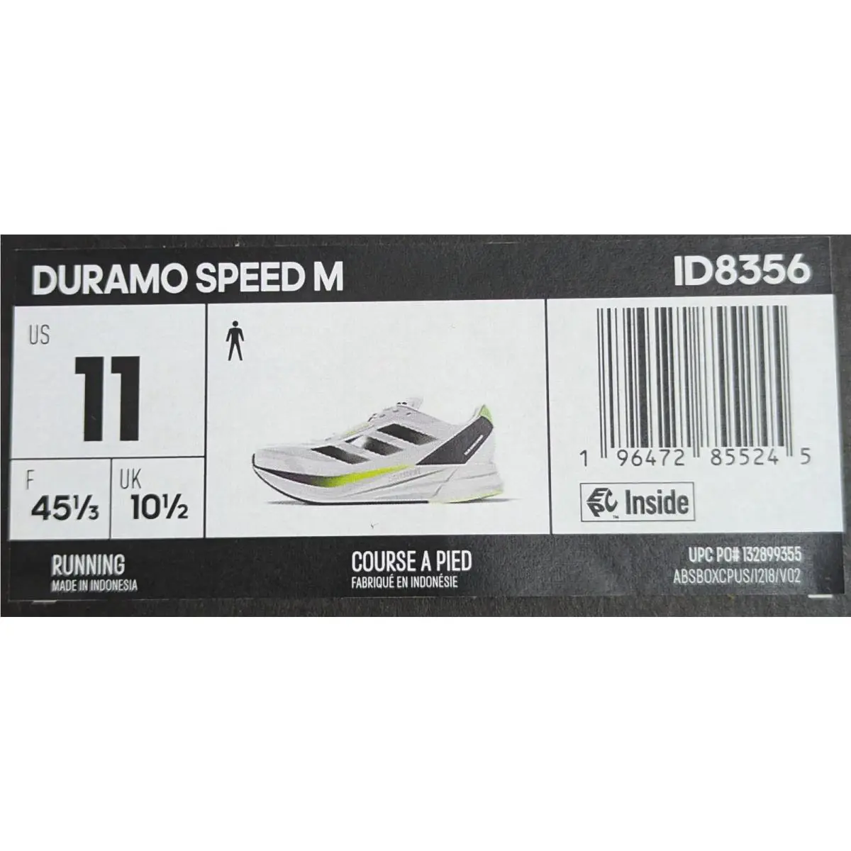 Adidas shoes - adidas Duramo Speed - Duramo Speed - ID8356 - White (UPC: 196472855245) 4