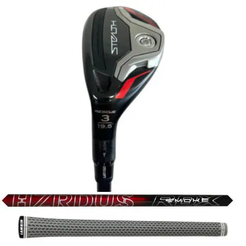 Left Handed Taylormade Stealth Plus 3-19.5 Hybrid Hzrdus Smoke Rdx Red 5.5 70g
